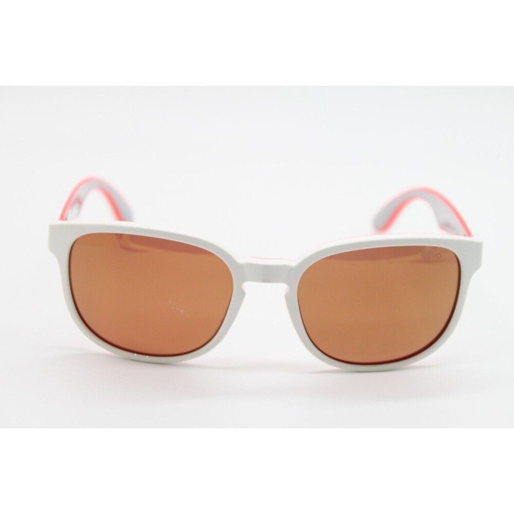 NEW REVO RE 1028 KASH 09 WHITE GREY RED POLARIZED AUTHENTIC SUNGLASSES 57-18 - Picture 2 of 4